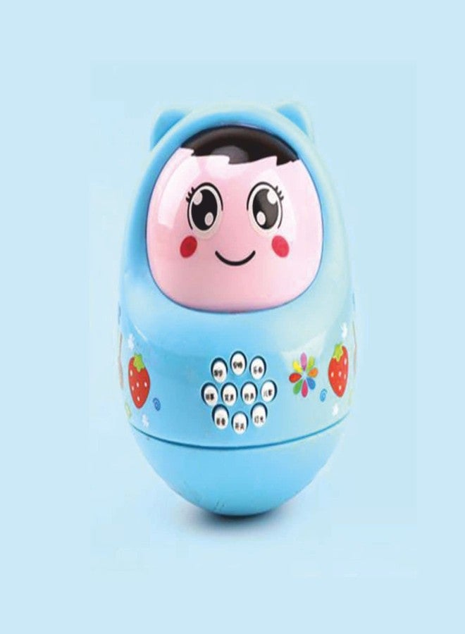 FRATELLI Roly Poly Push and Shake Wobbling Bell Sounds Tumbler Doll Toy for 3 Months & Above ( Pack of 1 ISI Certified-Made in India (Multicolor) - Image 5